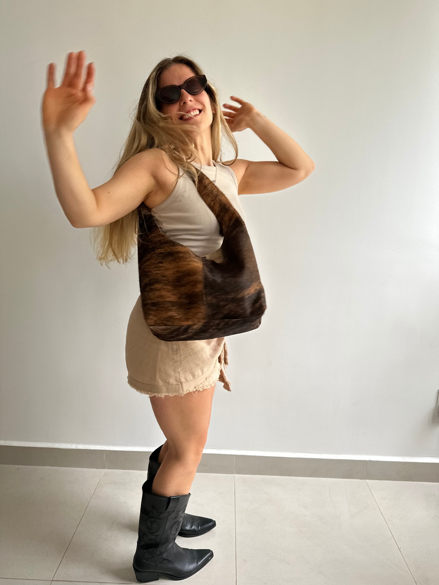 Elemental Tote Bag Full Cowhide