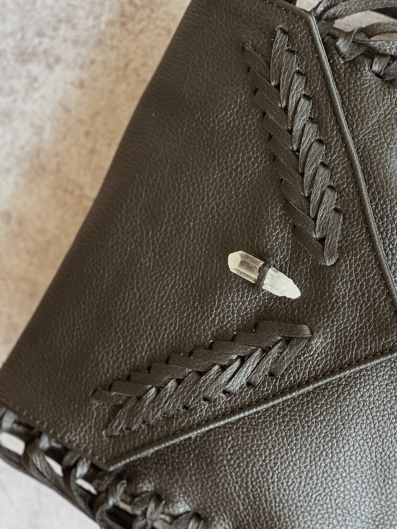 Andrómeda Bolsa de Cuero con flecos