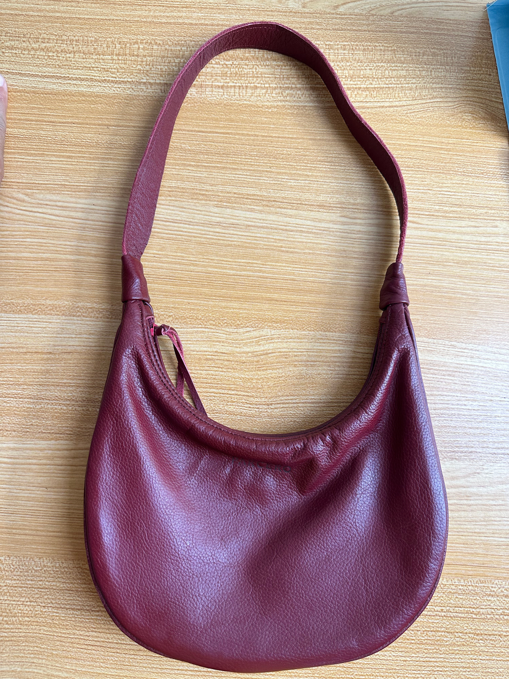 Luna Bolsa de hombro de Cuero