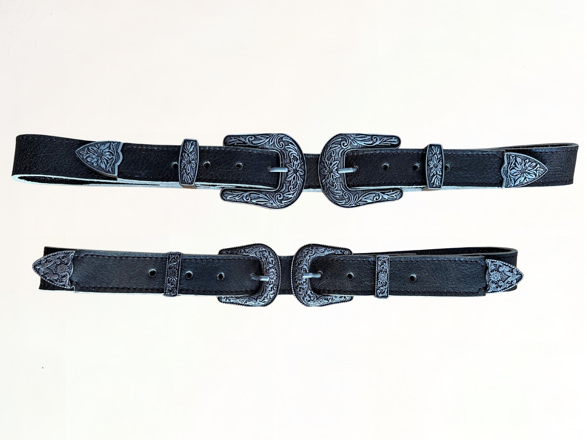 Cinturón Vaquero Doble de Cuero