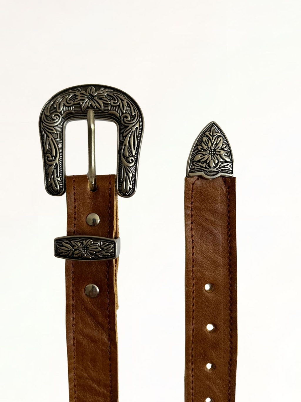 Cinturón Vaquero Simple de Cuero