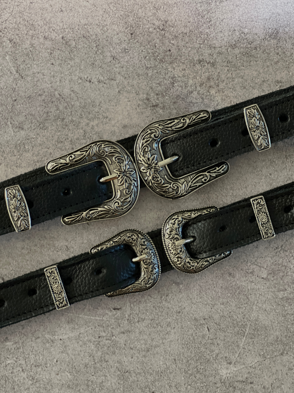 Cinturón Vaquero Doble de Cuero