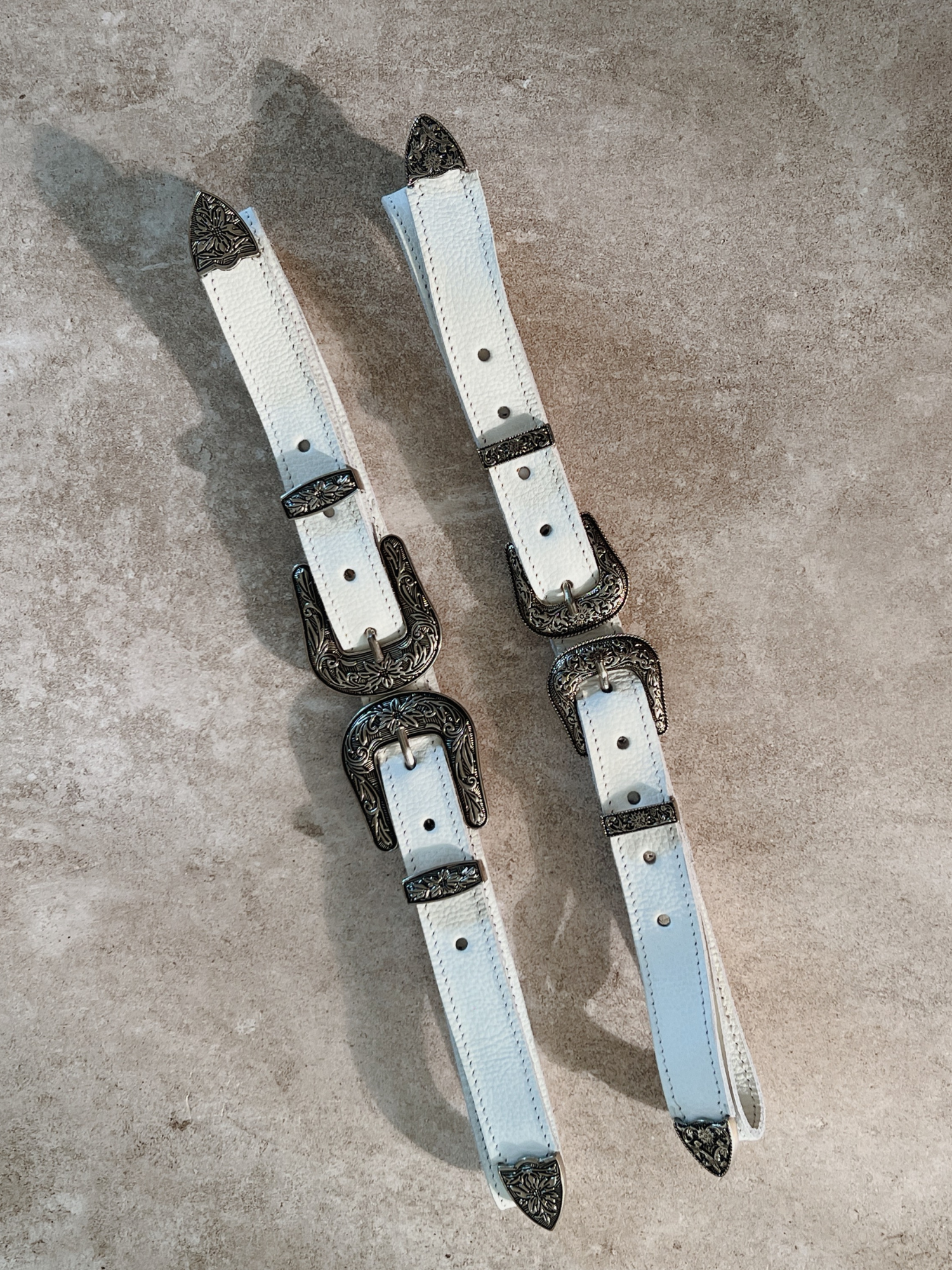 Cinturón Vaquero Doble de Cuero