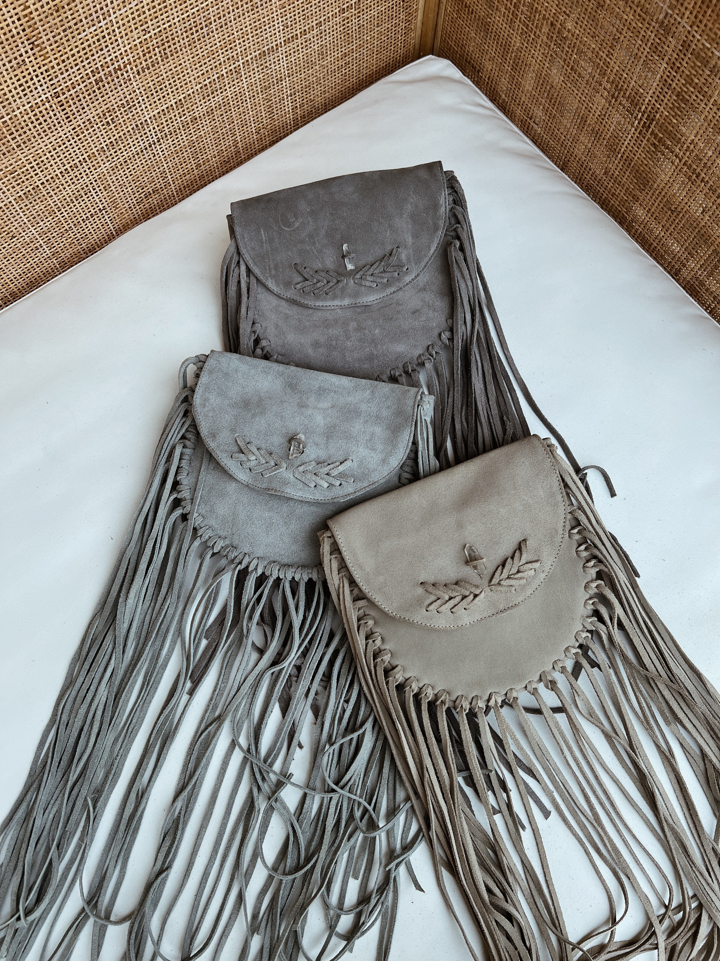 Sirio Bolsa de Gamuza con Cuarzo