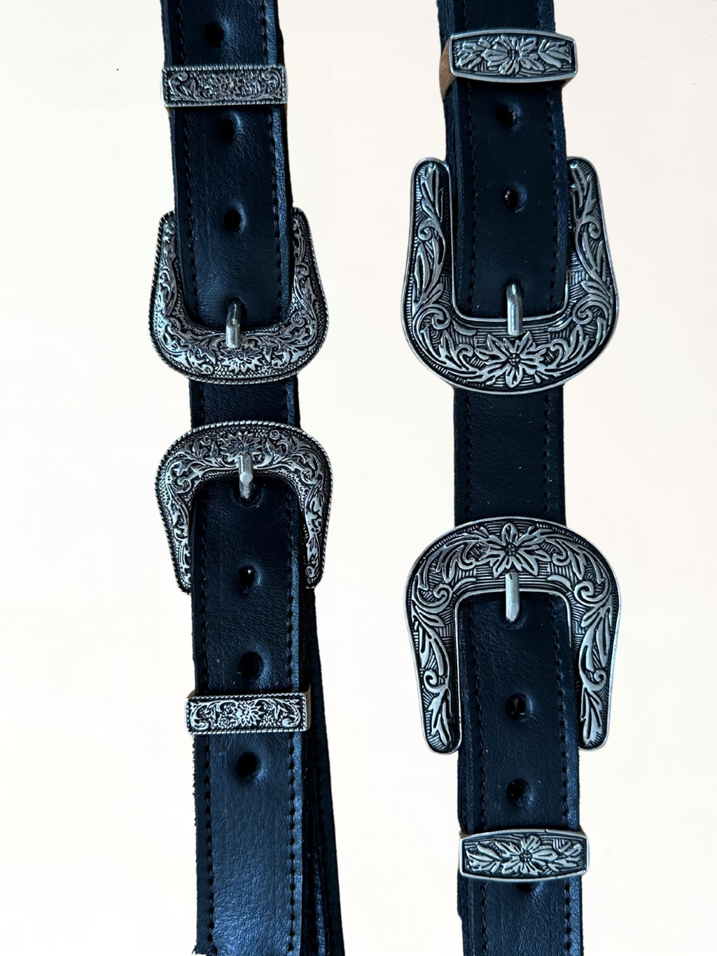 Cinturón Vaquero Doble de Cuero