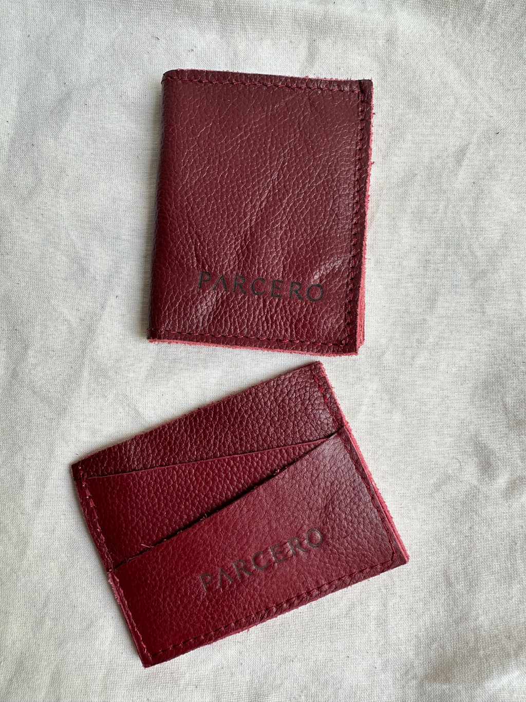 Mini Tarjetero de Cuero