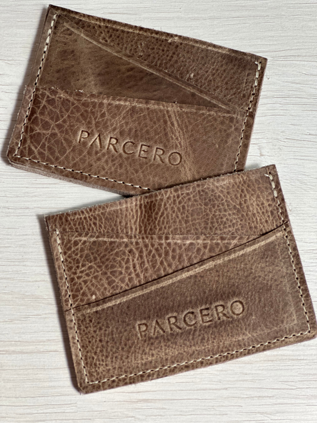 Mini Tarjetero de Cuero