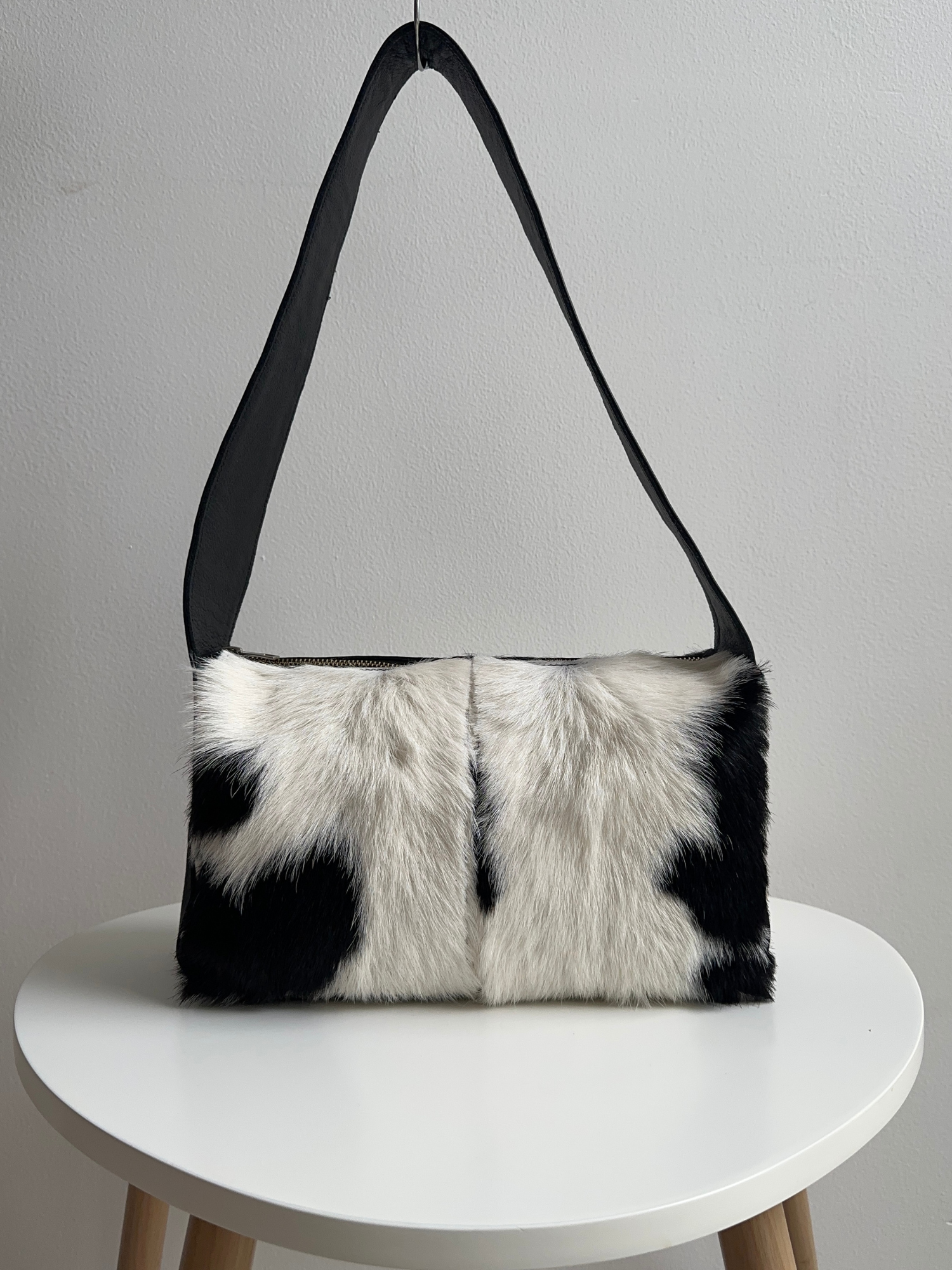 Vega Bolsa de Asa Cowhide Black