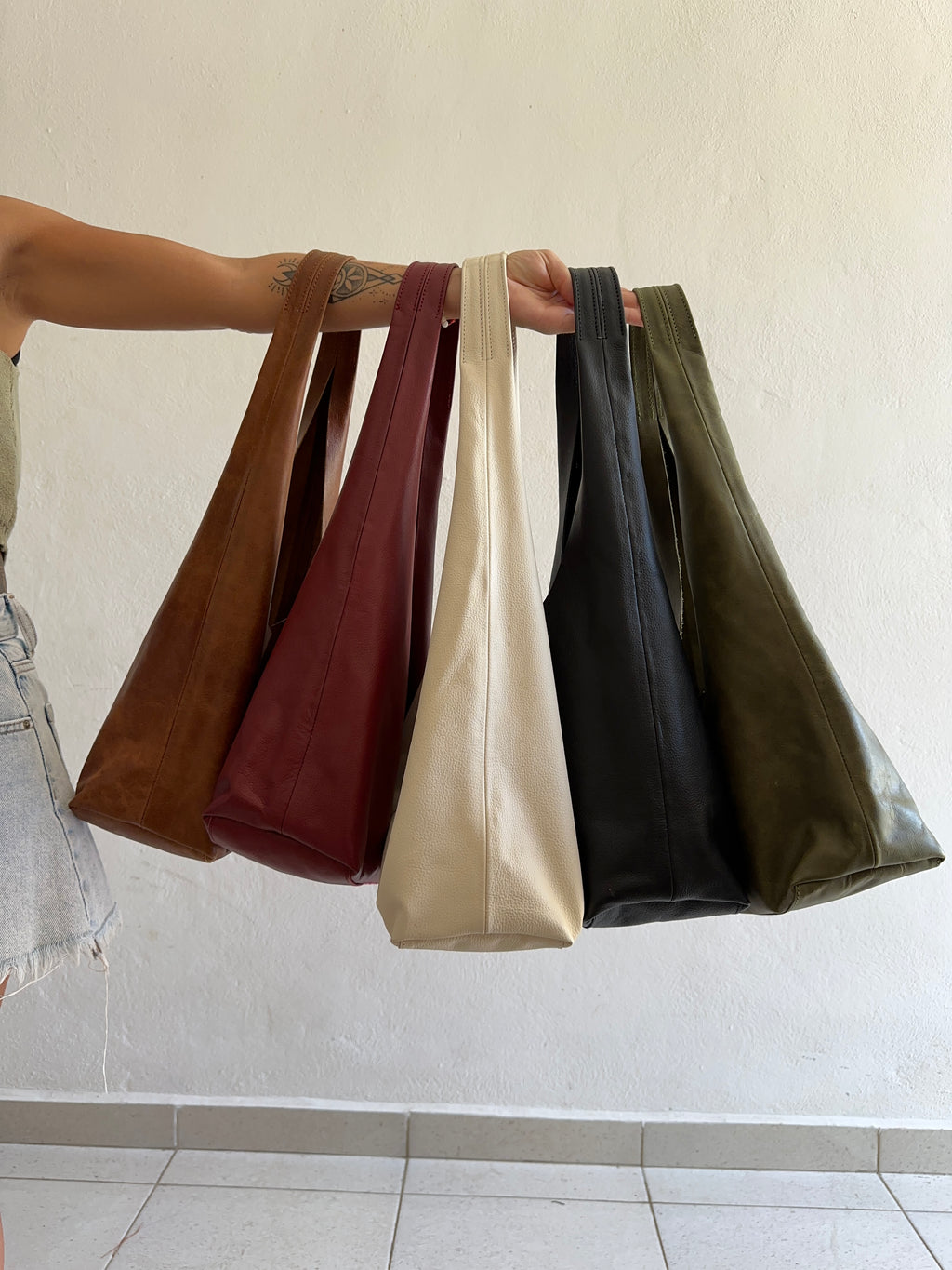 Elemental Tote Bag de Cuero