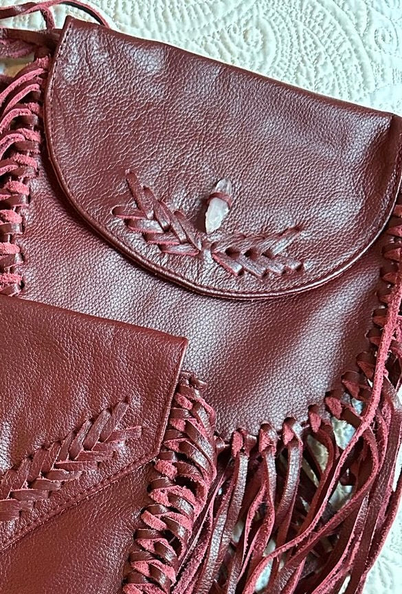 Sirio Bolsa de Cuero con Cuarzo